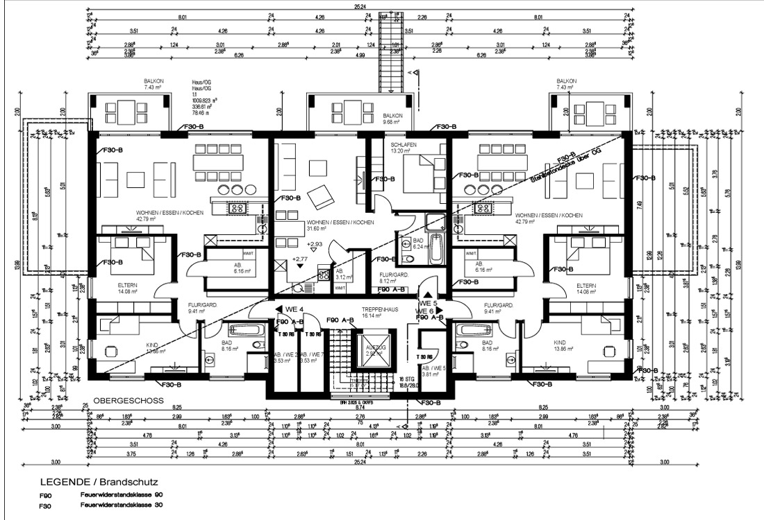Grundriss Obergeschoss